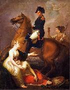 Allegorical scene with Napoleon